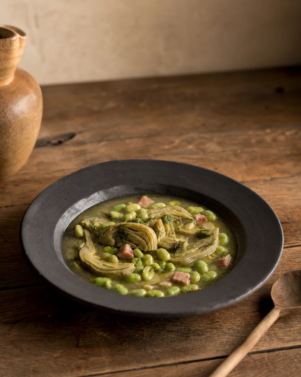 Minestra di fave e carciofi