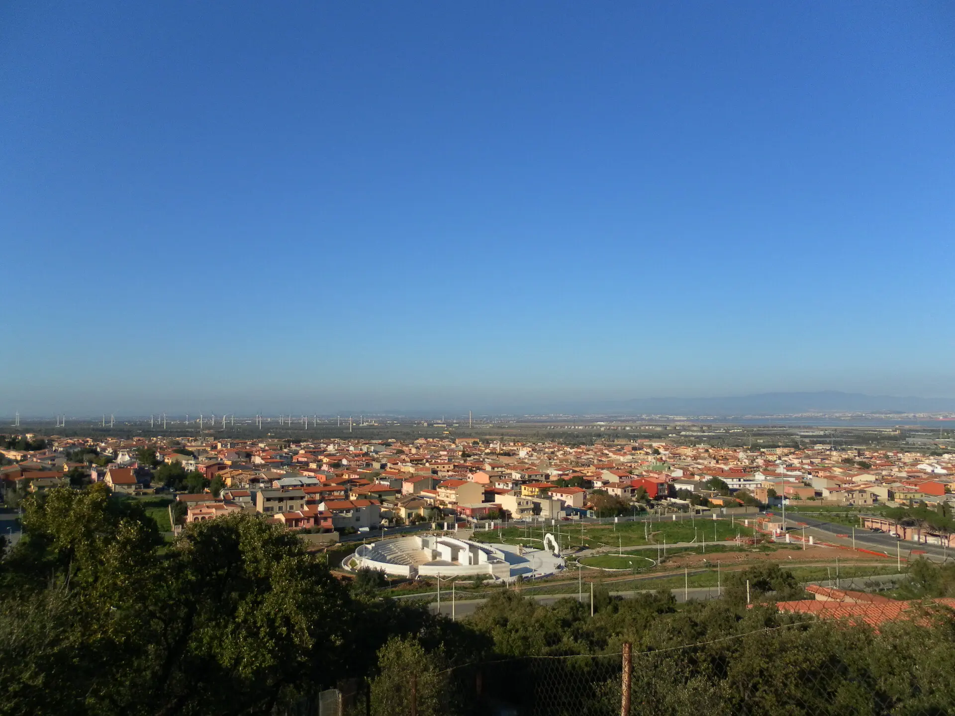 Veduta panoramica dei tre nuclei abitati
